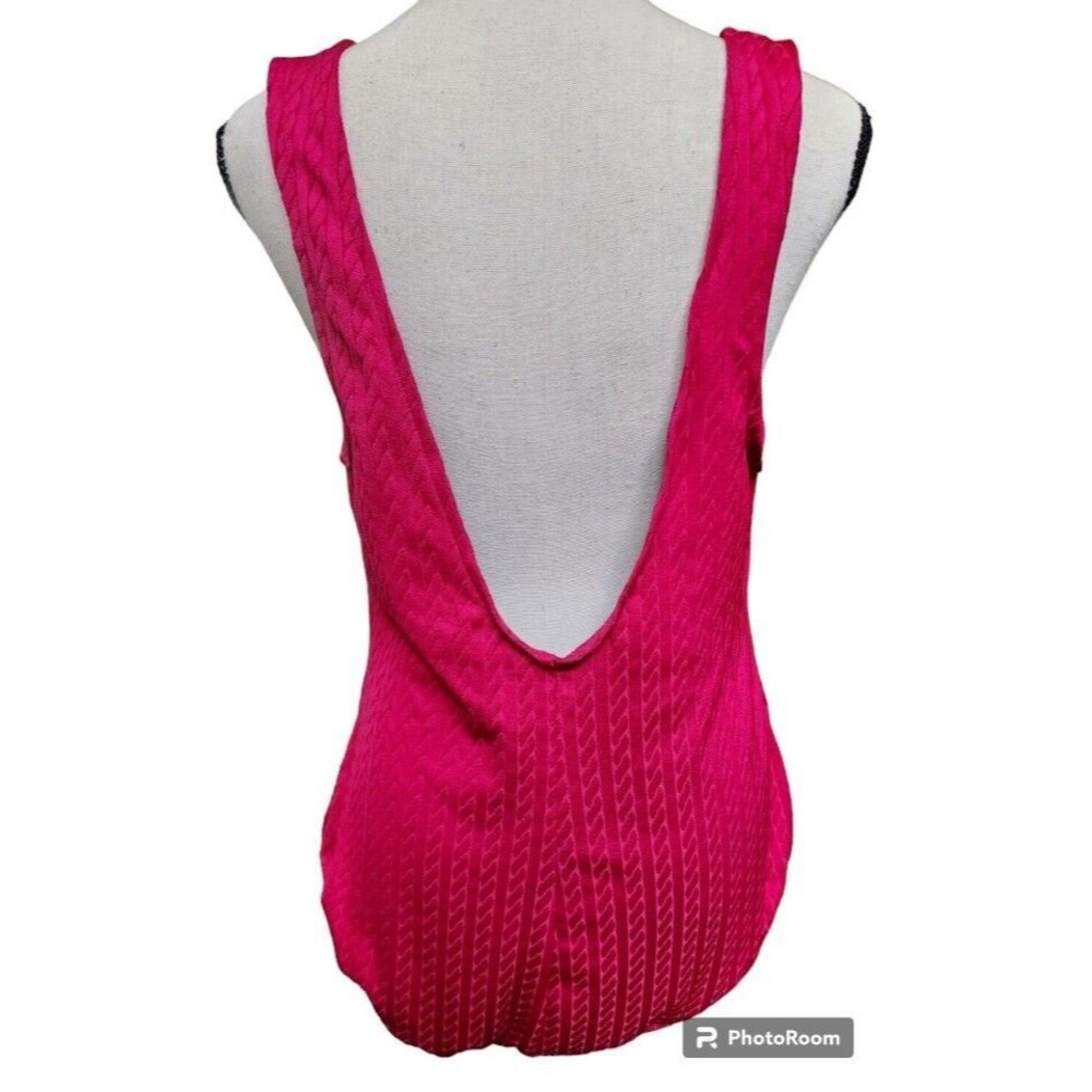 Catalina One Piece Swimsuit Size 2X Raspberry Color - Picture 3 of 7